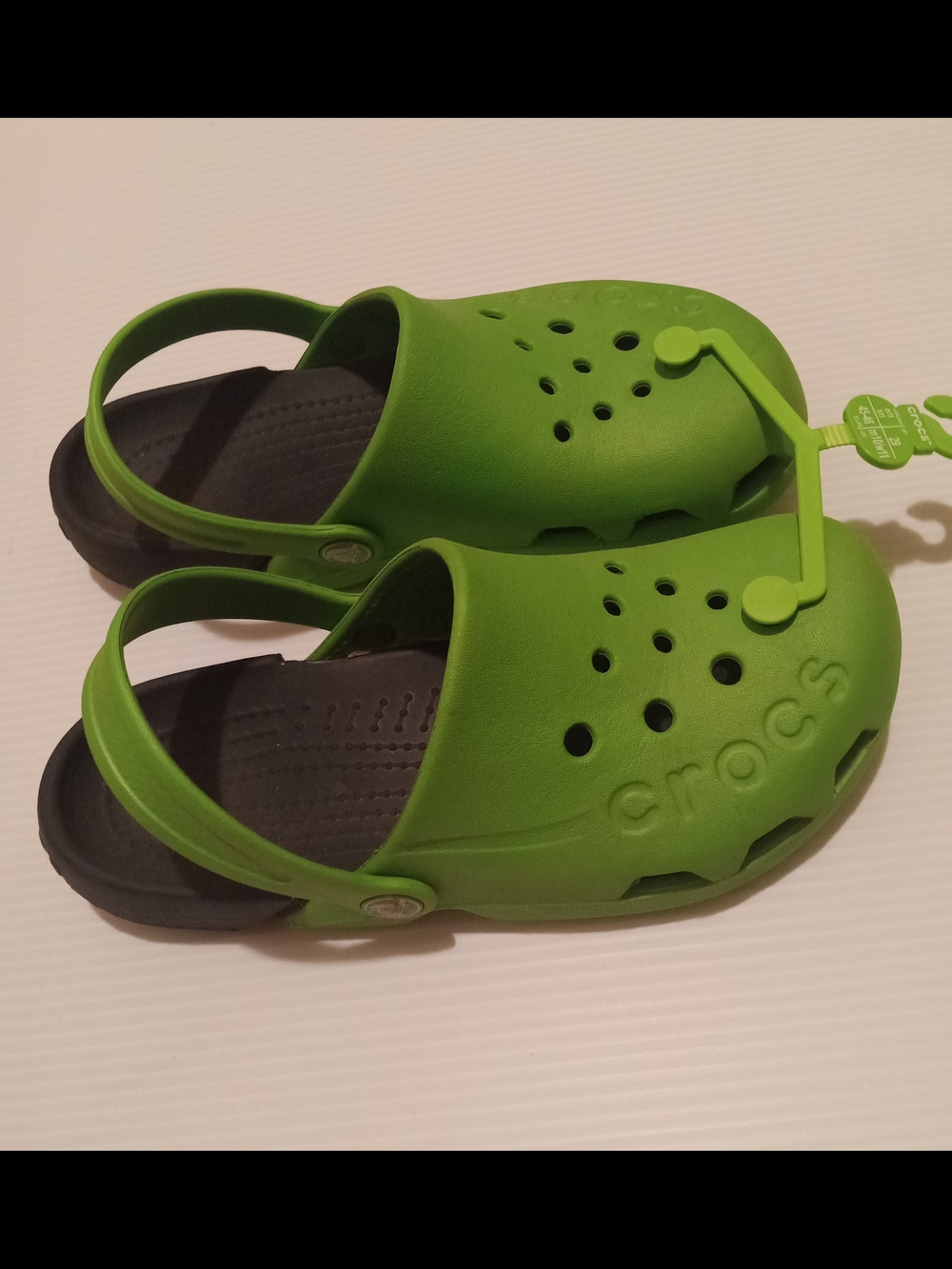 Crocs Kids Green Clog Sandals, Size J3